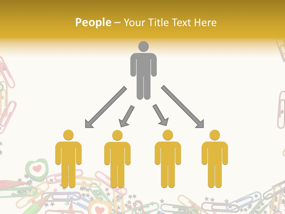 Secretary Colored Instrument PowerPoint Template