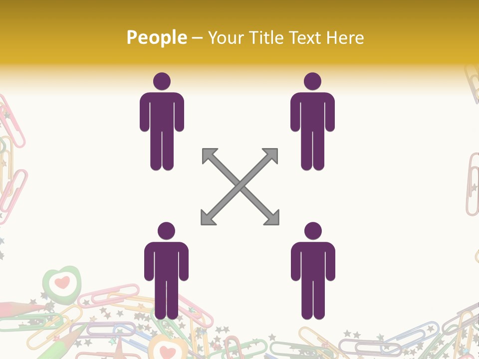 Secretary Colored Instrument PowerPoint Template