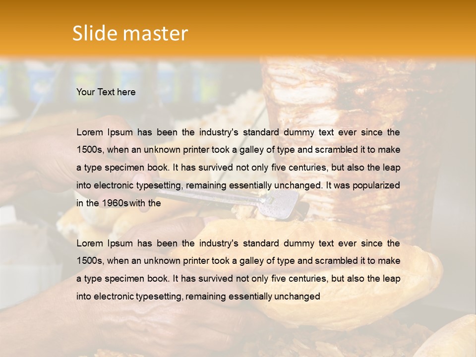 Doner Eat Turkish PowerPoint Template