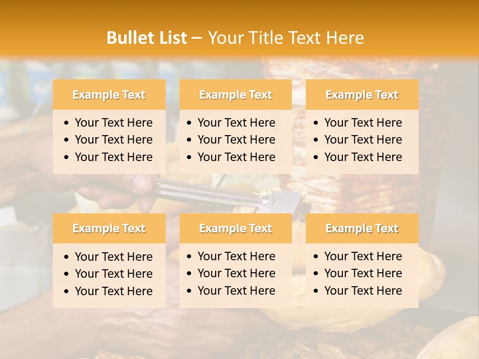 Doner Eat Turkish PowerPoint Template