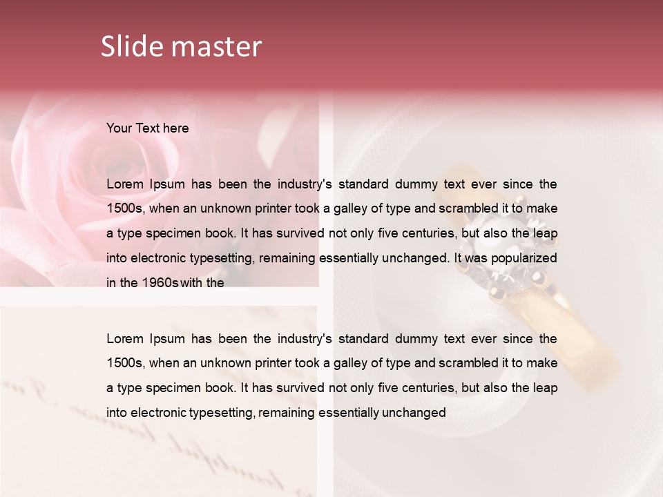 Letter Gold Collection PowerPoint Template