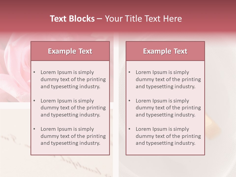 Letter Gold Collection PowerPoint Template
