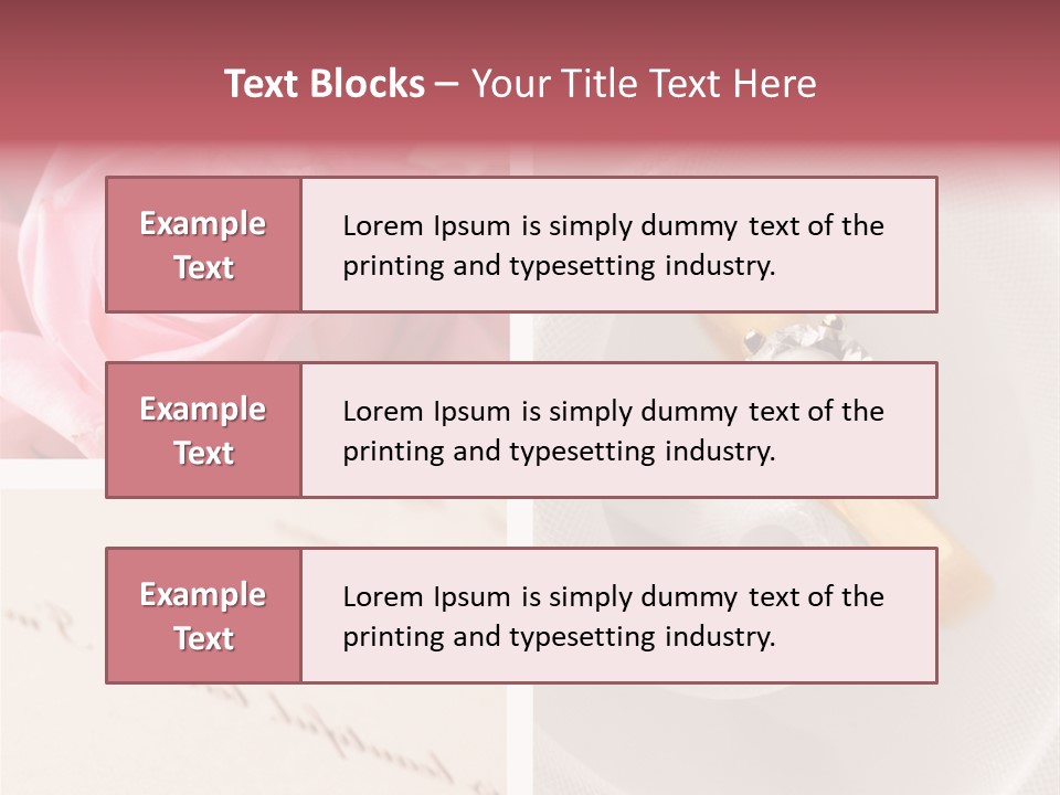 Letter Gold Collection PowerPoint Template