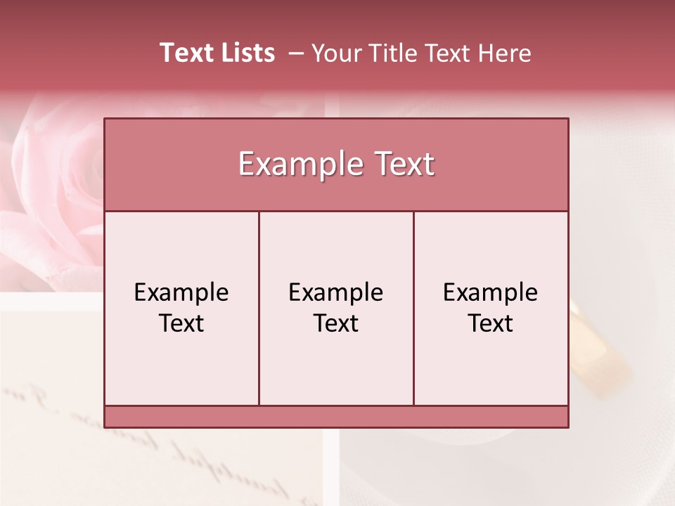 Letter Gold Collection PowerPoint Template