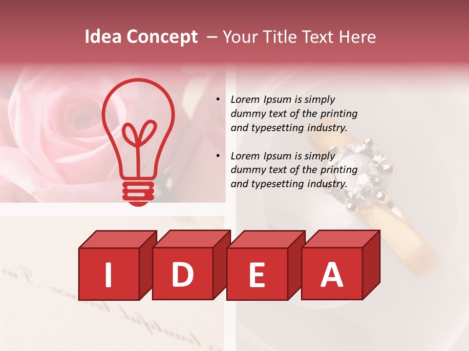Letter Gold Collection PowerPoint Template