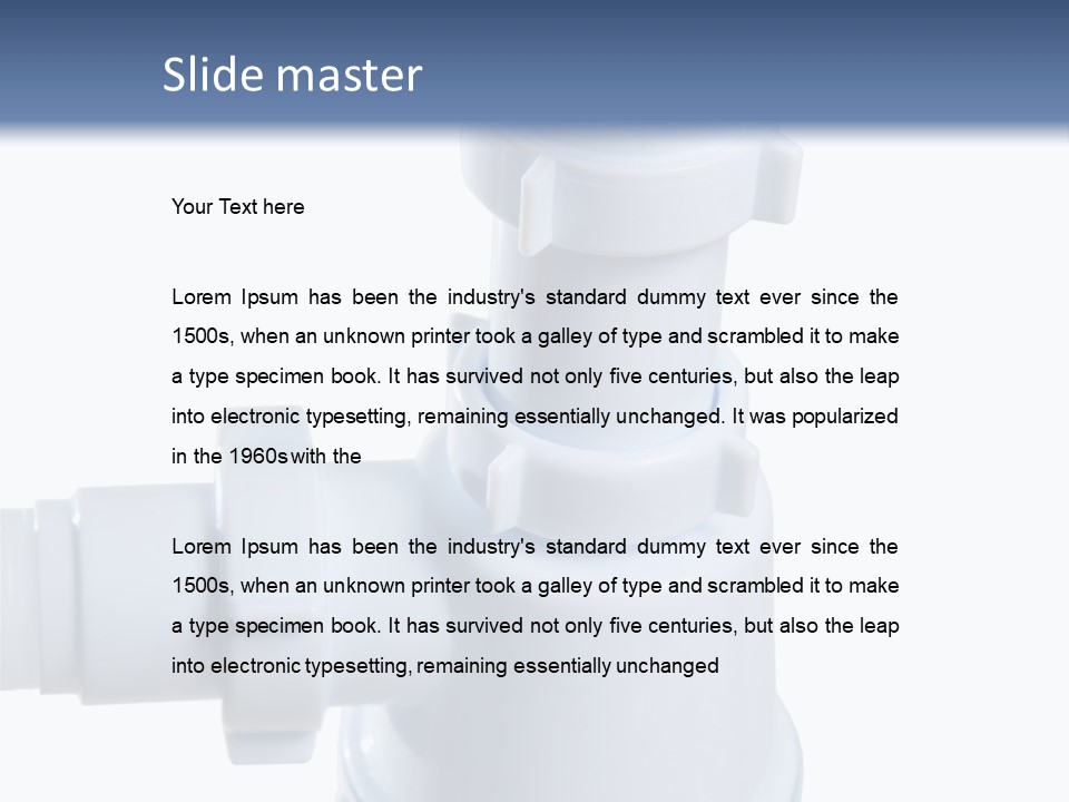 Repairing Plastic Material PowerPoint Template