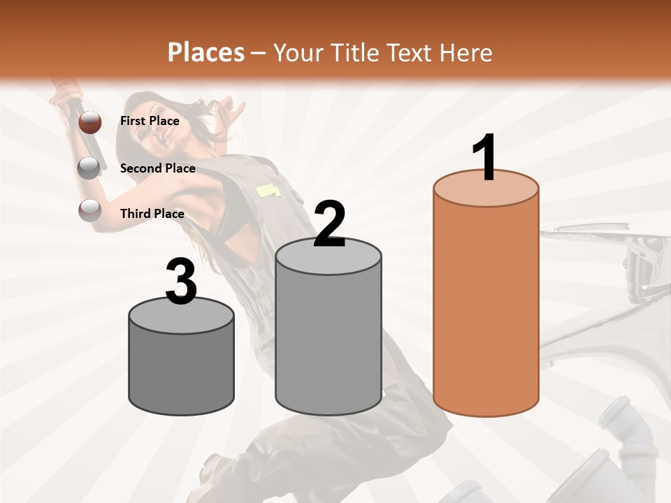 People Dungarees Wrench PowerPoint Template