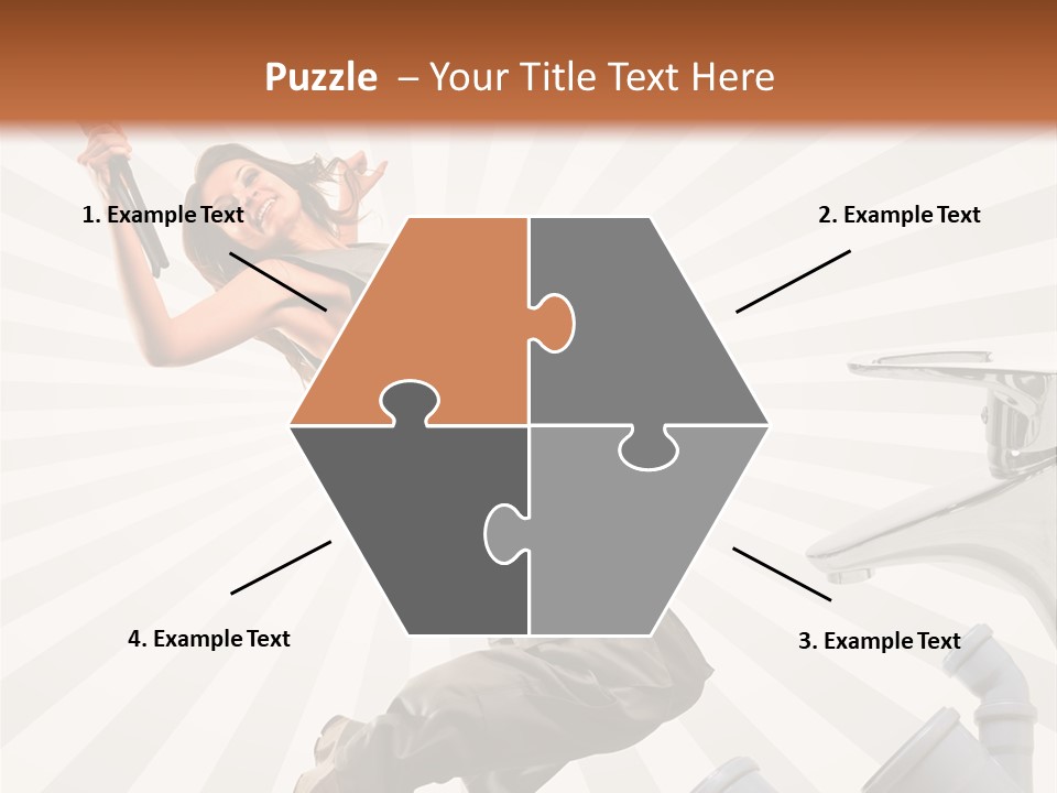 People Dungarees Wrench PowerPoint Template