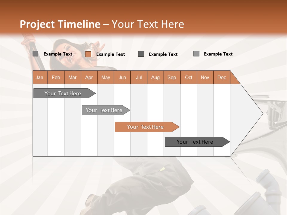 People Dungarees Wrench PowerPoint Template