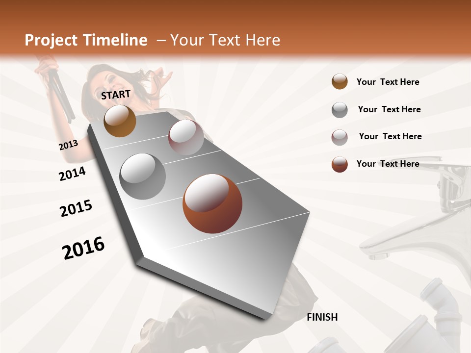 People Dungarees Wrench PowerPoint Template