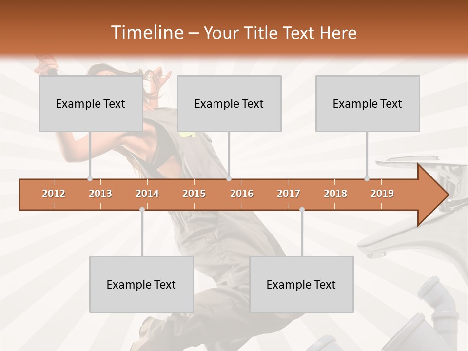 People Dungarees Wrench PowerPoint Template