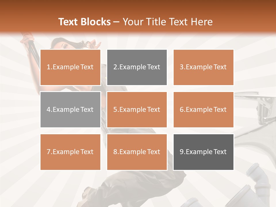 People Dungarees Wrench PowerPoint Template