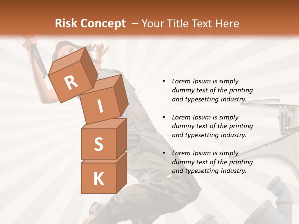 People Dungarees Wrench PowerPoint Template