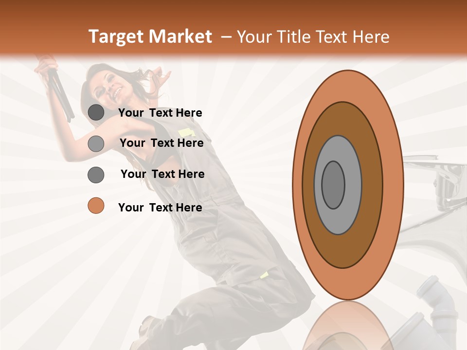 People Dungarees Wrench PowerPoint Template