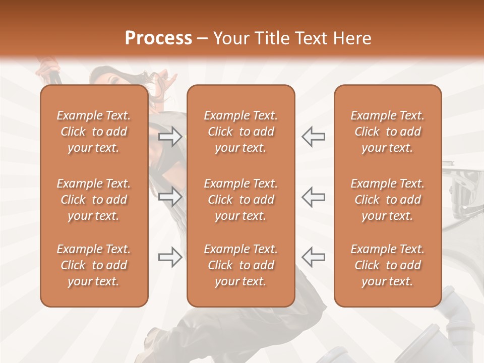 People Dungarees Wrench PowerPoint Template