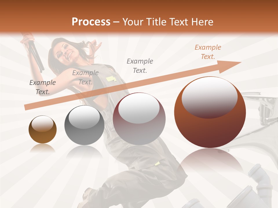 People Dungarees Wrench PowerPoint Template