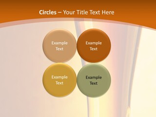 Backlight Object Bubbles PowerPoint Template