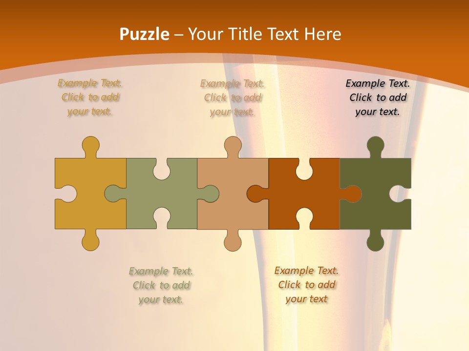 Backlight Object Bubbles PowerPoint Template