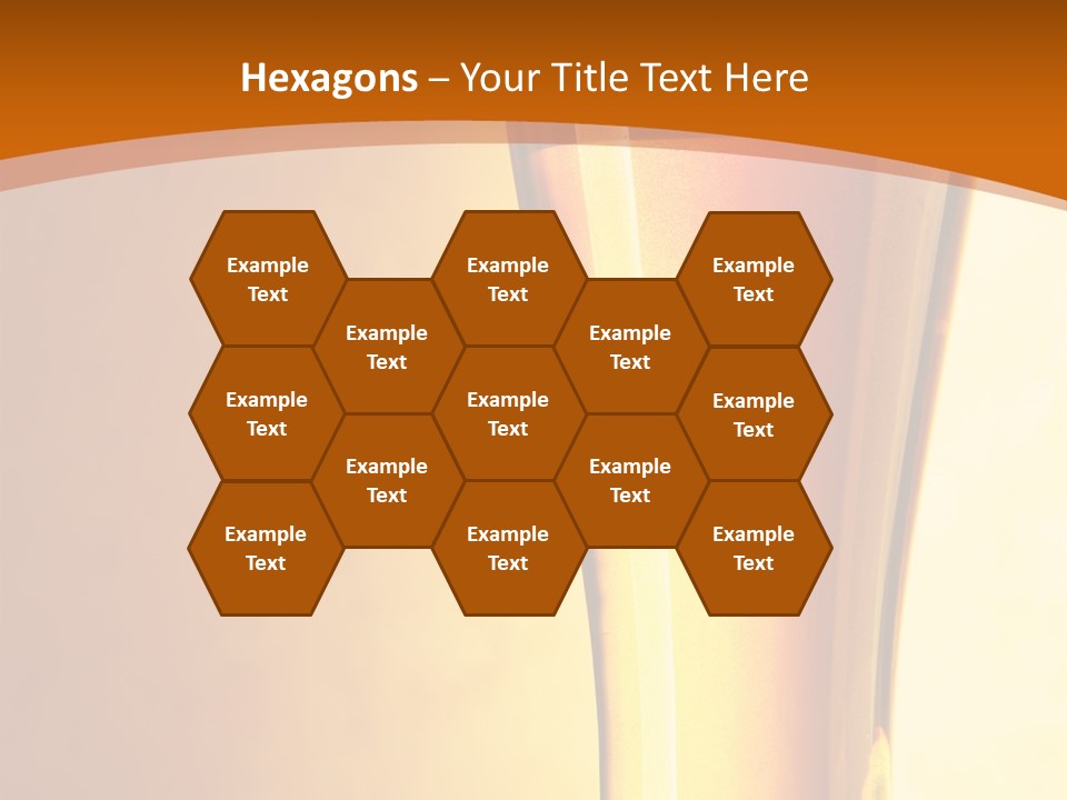 Backlight Object Bubbles PowerPoint Template