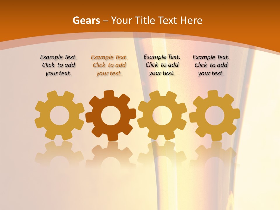 Backlight Object Bubbles PowerPoint Template