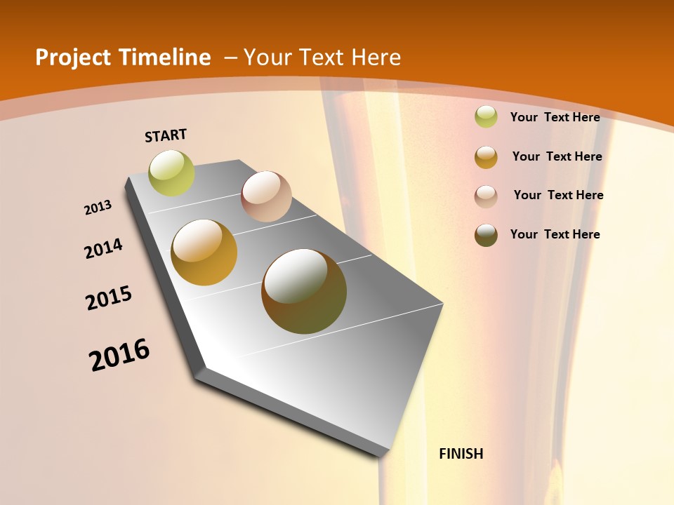 Backlight Object Bubbles PowerPoint Template