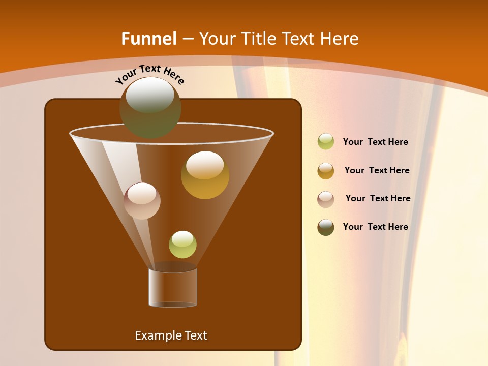 Backlight Object Bubbles PowerPoint Template