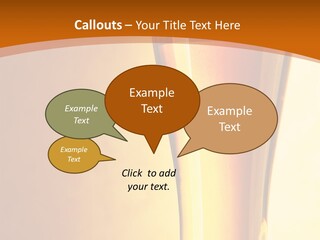 Backlight Object Bubbles PowerPoint Template