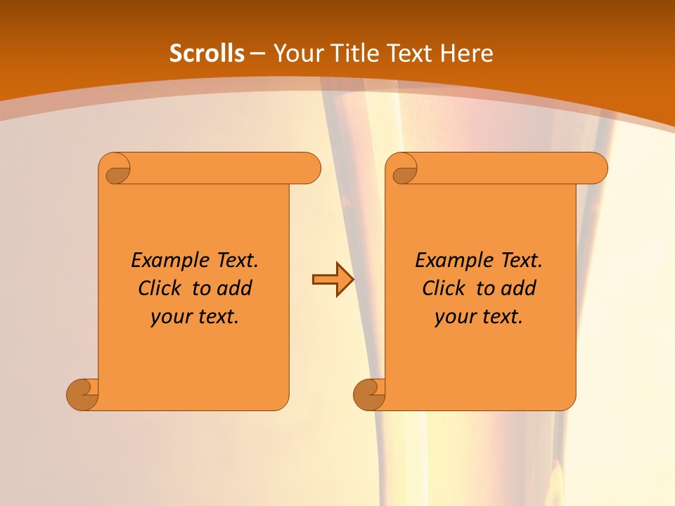 Backlight Object Bubbles PowerPoint Template