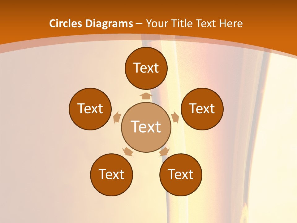 Backlight Object Bubbles PowerPoint Template