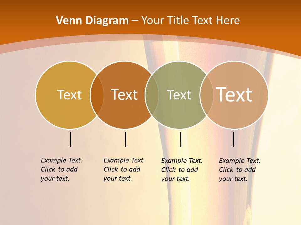 Backlight Object Bubbles PowerPoint Template