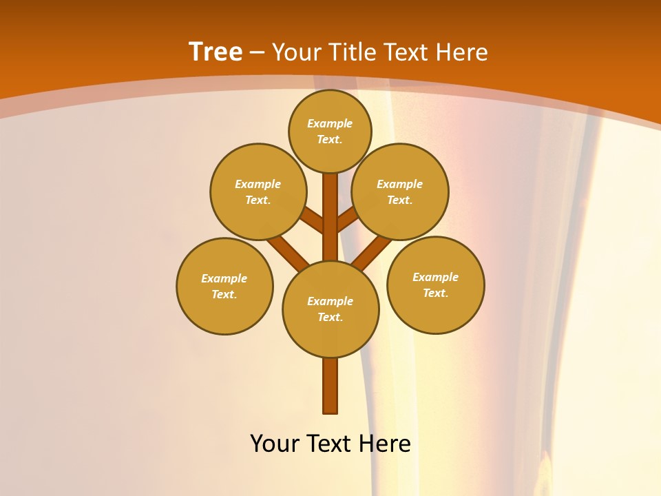 Backlight Object Bubbles PowerPoint Template