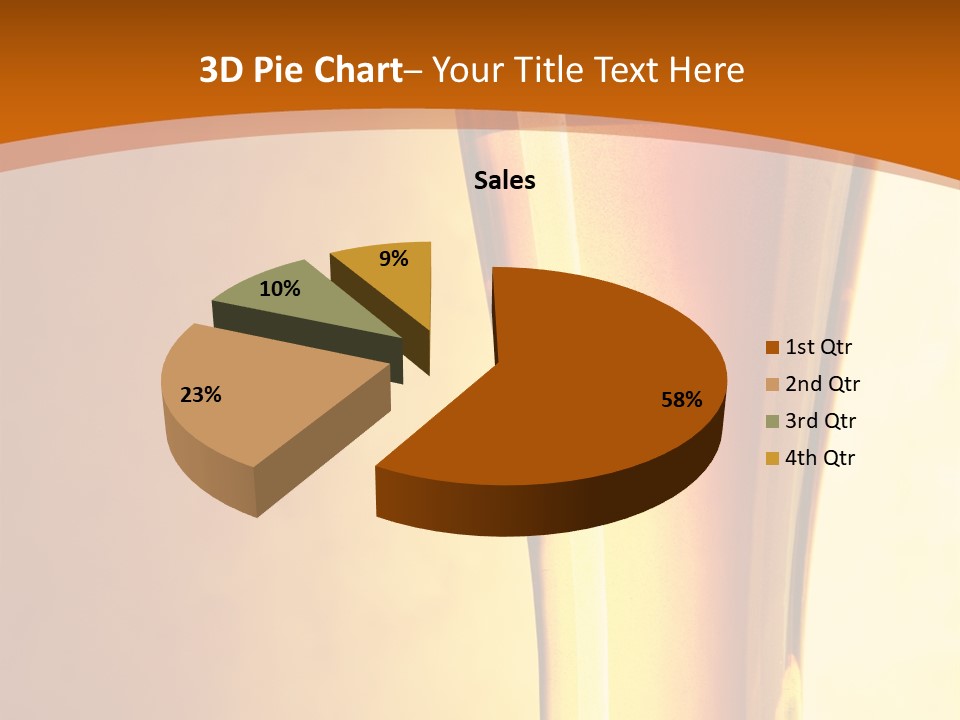 Backlight Object Bubbles PowerPoint Template