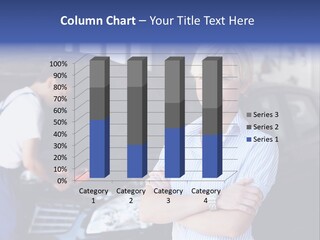 A Woman Standing Next To A Man In Front Of A Car PowerPoint Template