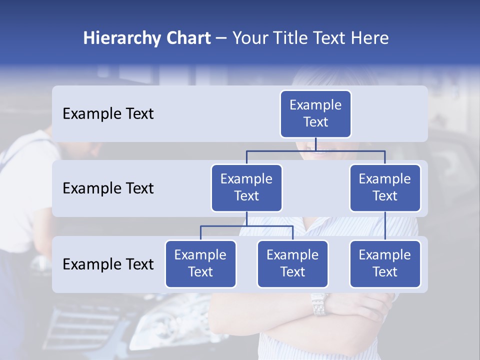 A Woman Standing Next To A Man In Front Of A Car PowerPoint Template