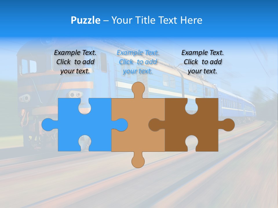 Speed Fast Commuting PowerPoint Template