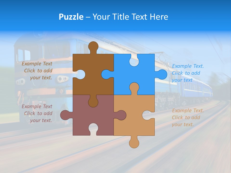 Speed Fast Commuting PowerPoint Template