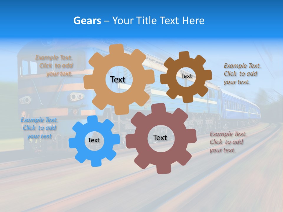 Speed Fast Commuting PowerPoint Template