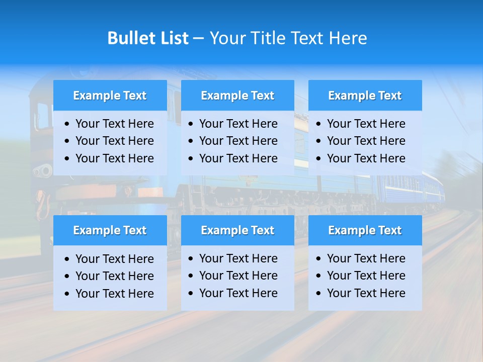 Speed Fast Commuting PowerPoint Template