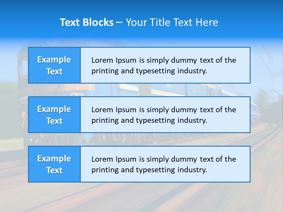 Speed Fast Commuting PowerPoint Template