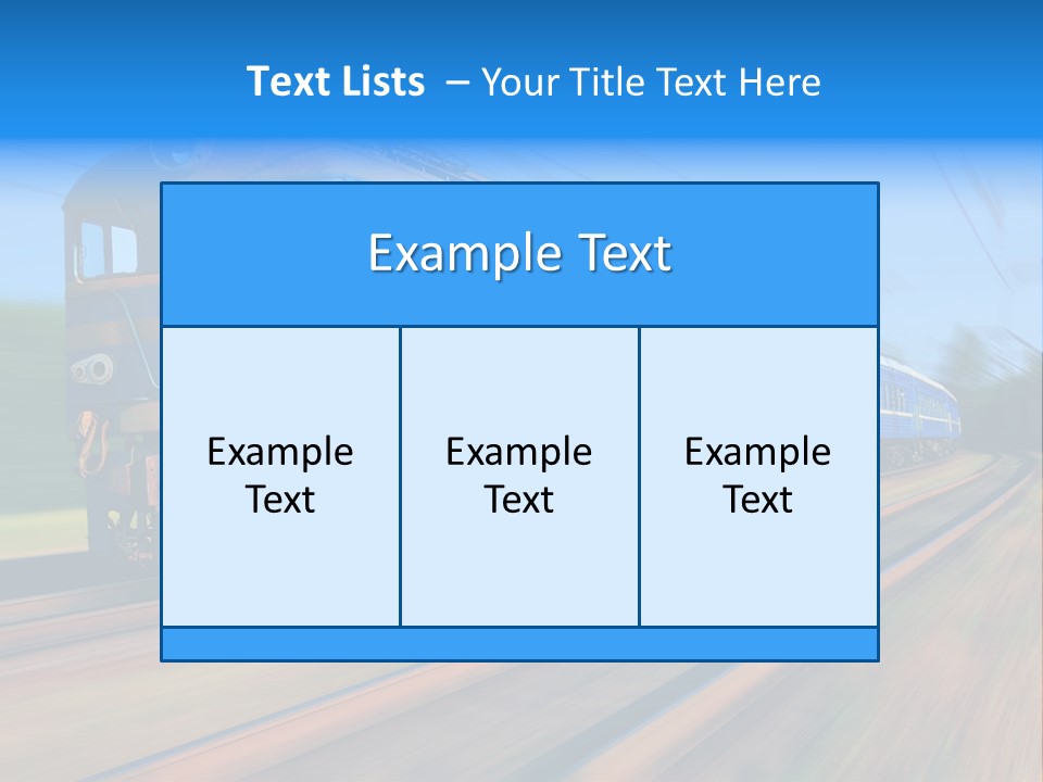 Speed Fast Commuting PowerPoint Template