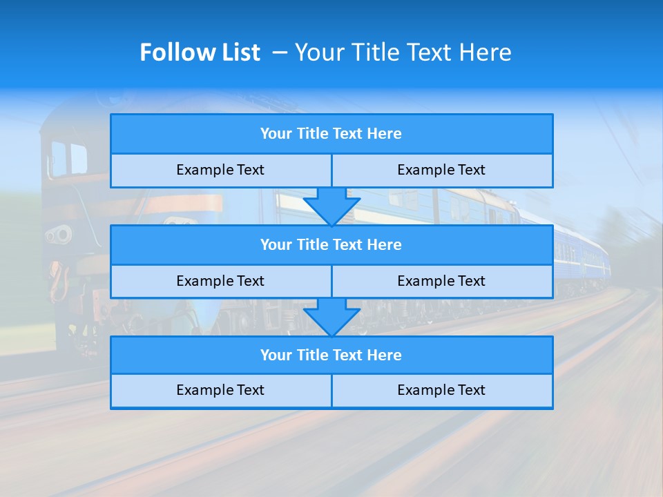 Speed Fast Commuting PowerPoint Template