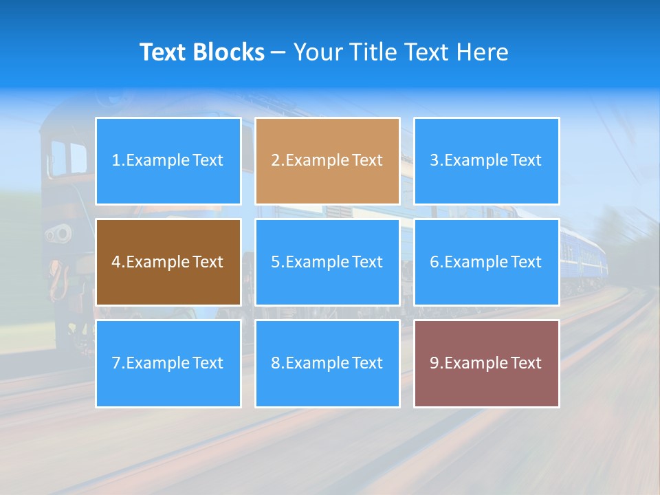 Speed Fast Commuting PowerPoint Template