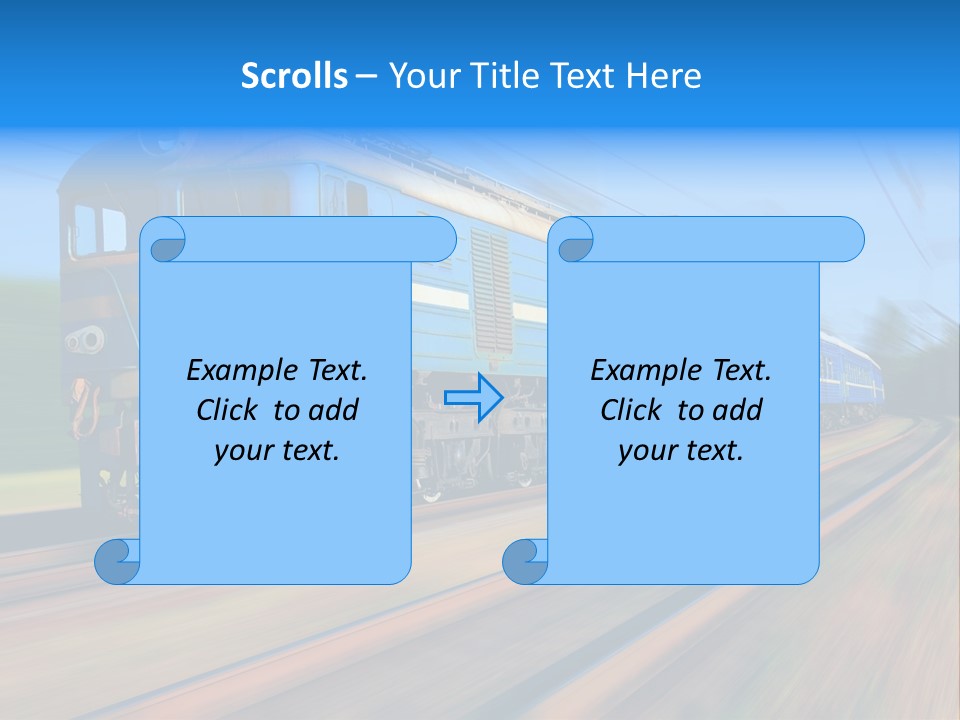Speed Fast Commuting PowerPoint Template