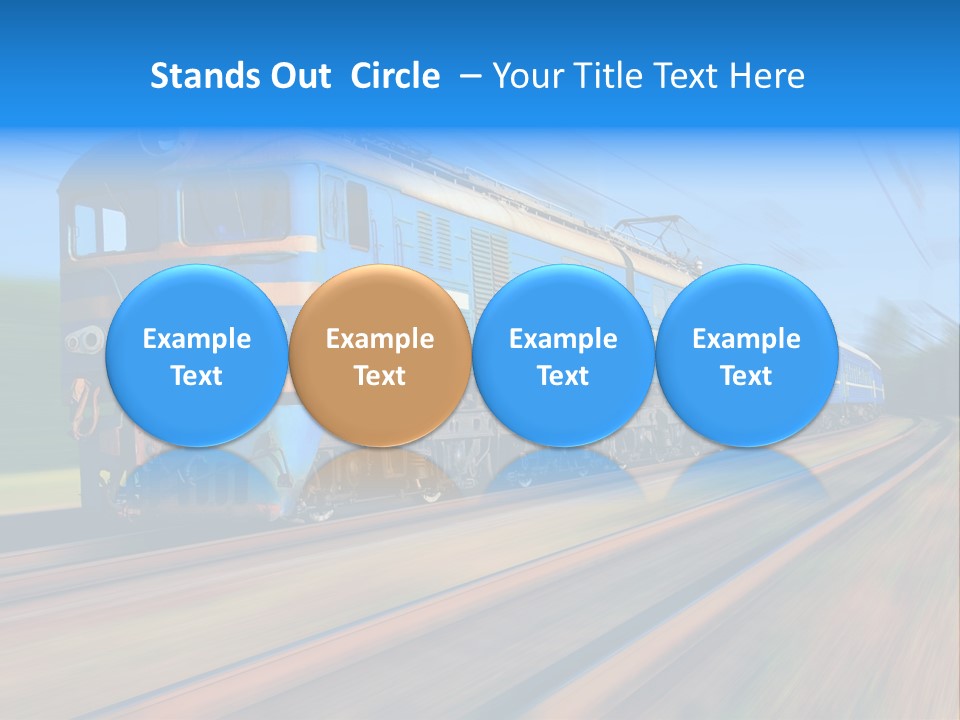 Speed Fast Commuting PowerPoint Template