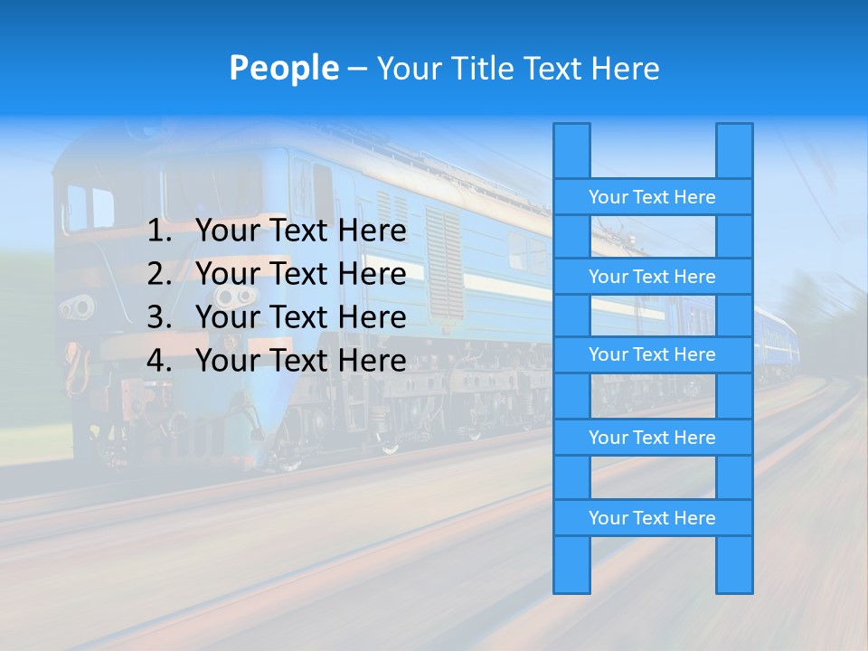Speed Fast Commuting PowerPoint Template