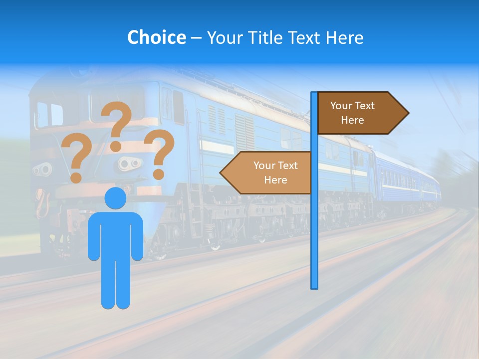 Speed Fast Commuting PowerPoint Template