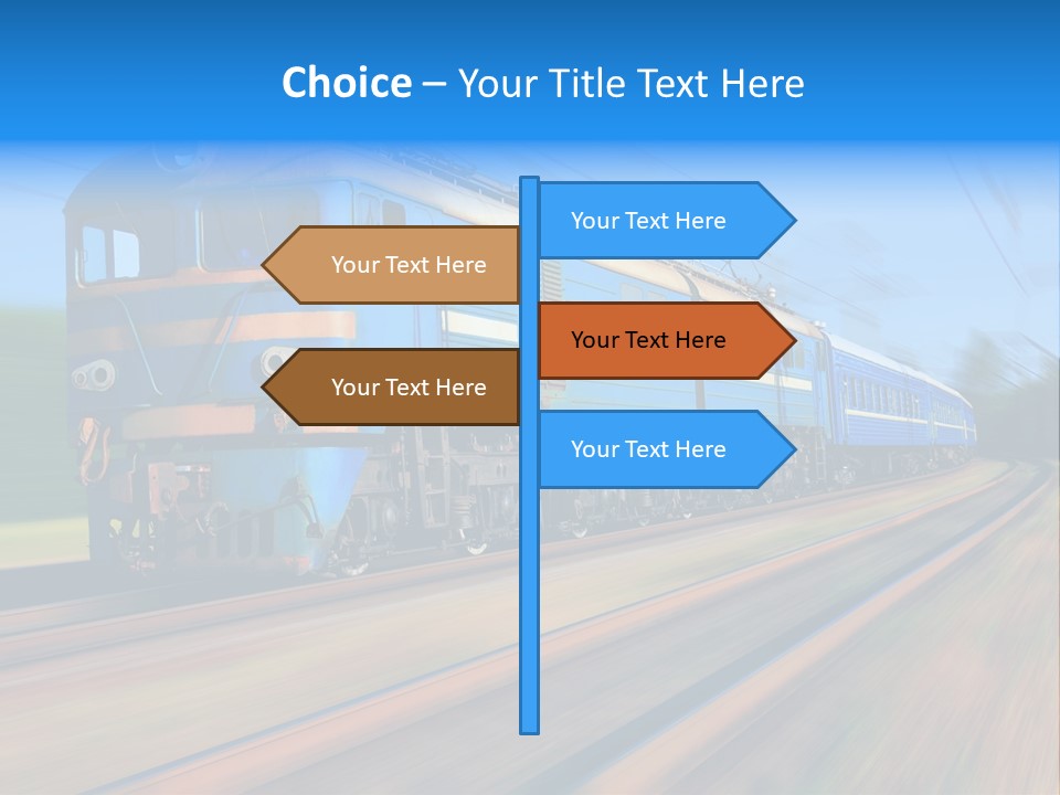 Speed Fast Commuting PowerPoint Template