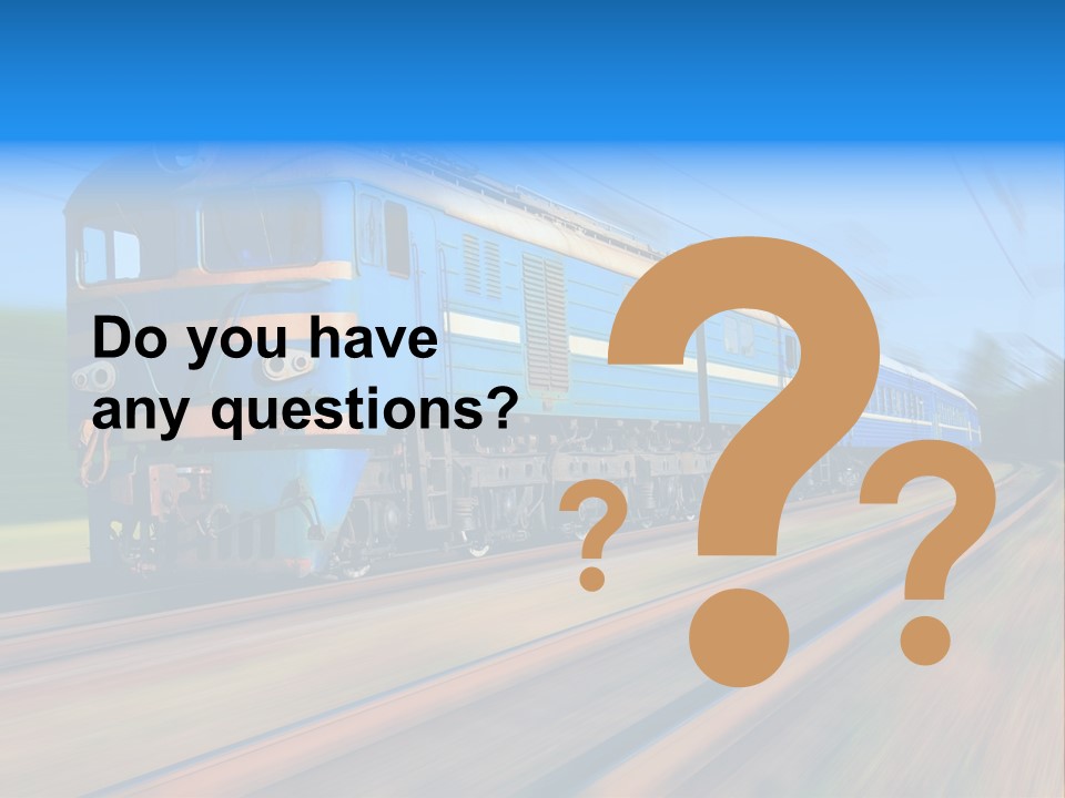 Speed Fast Commuting PowerPoint Template