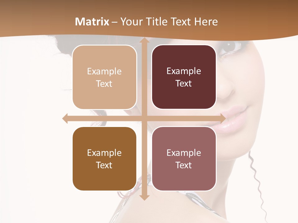 Charm Elegance Ringlets PowerPoint Template