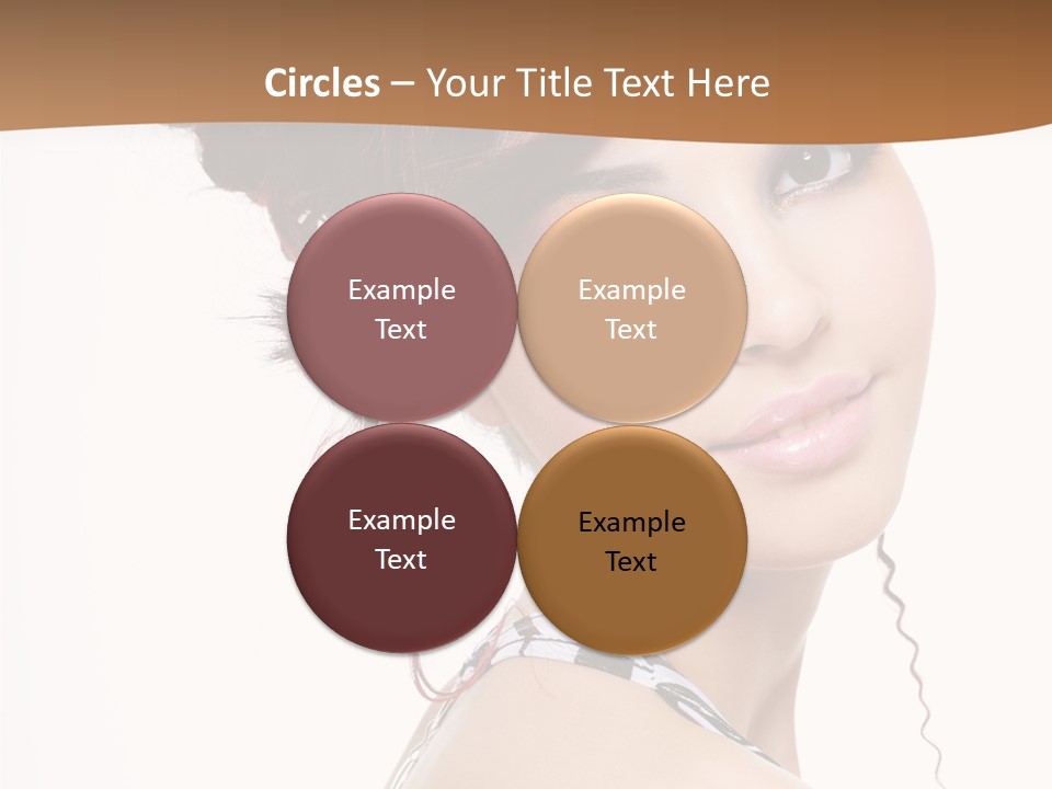 Charm Elegance Ringlets PowerPoint Template